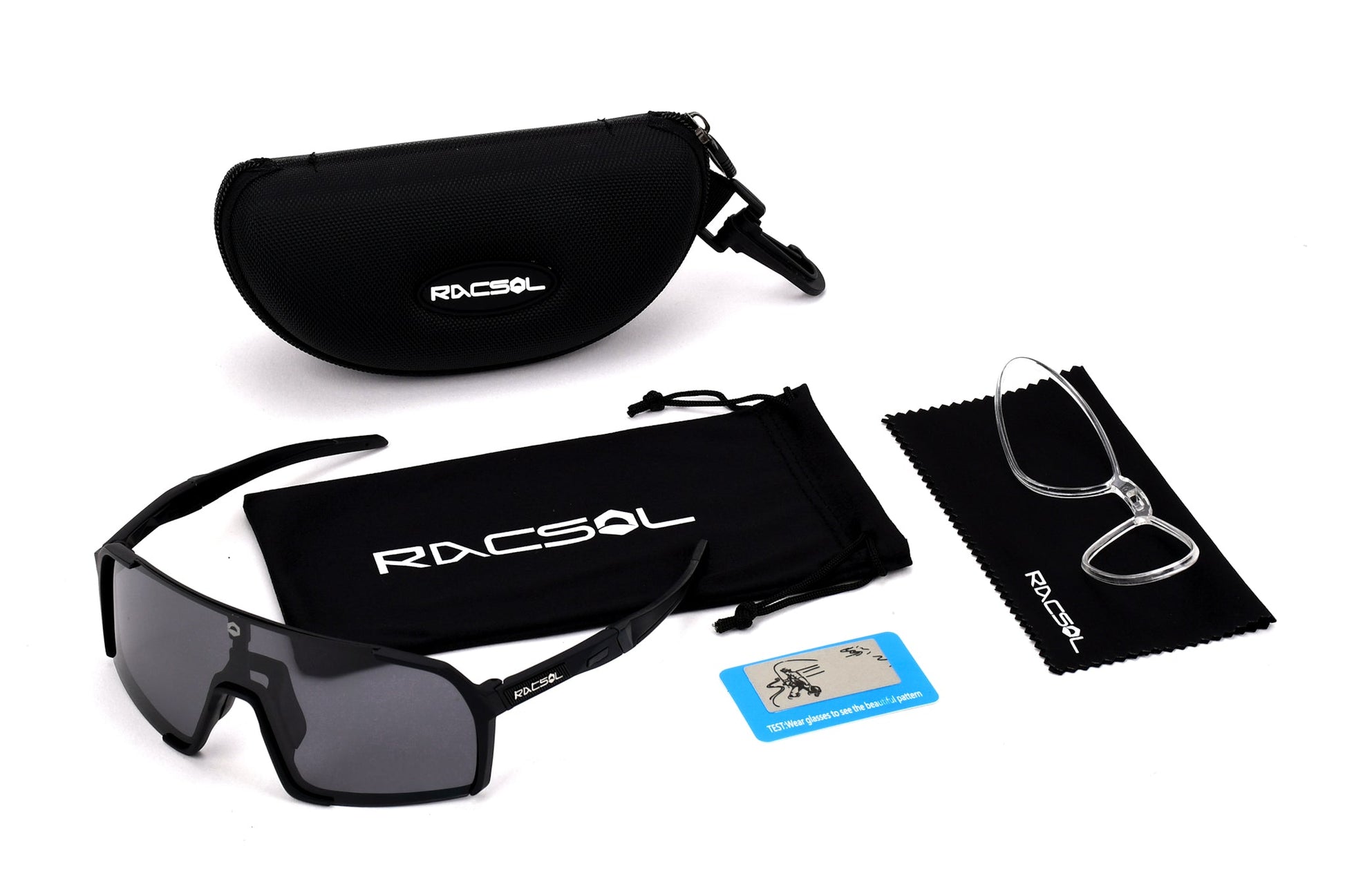 Lentes deportivos fotocromáticos para correr y ciclismo NUIT Marca Méxicana RACSOL con protección UV400.