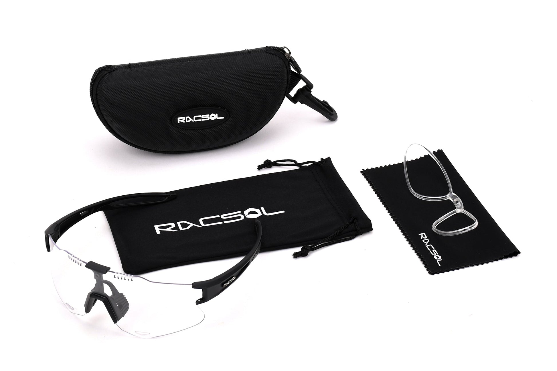 Lentes deportivos fotocromáticos para correr y ciclismo UMBRAL  Marca RACSOL con protección UV400.